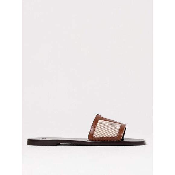 Valentino Garavani Flat Sandals Woman Beige